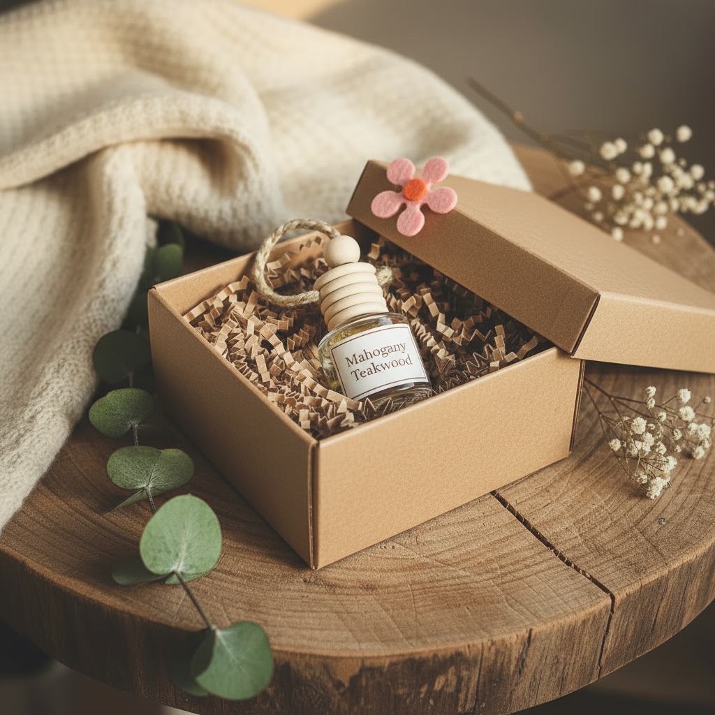 Mahogany Teakwood Car Diffuser