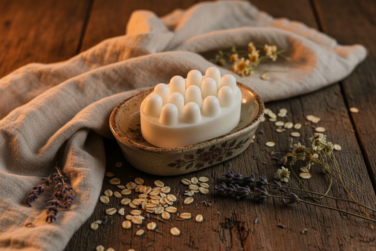 Oatmeal Exfoliating Massage Bar Vintage Cozy