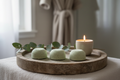 Shower Steamers on Wooden Tray